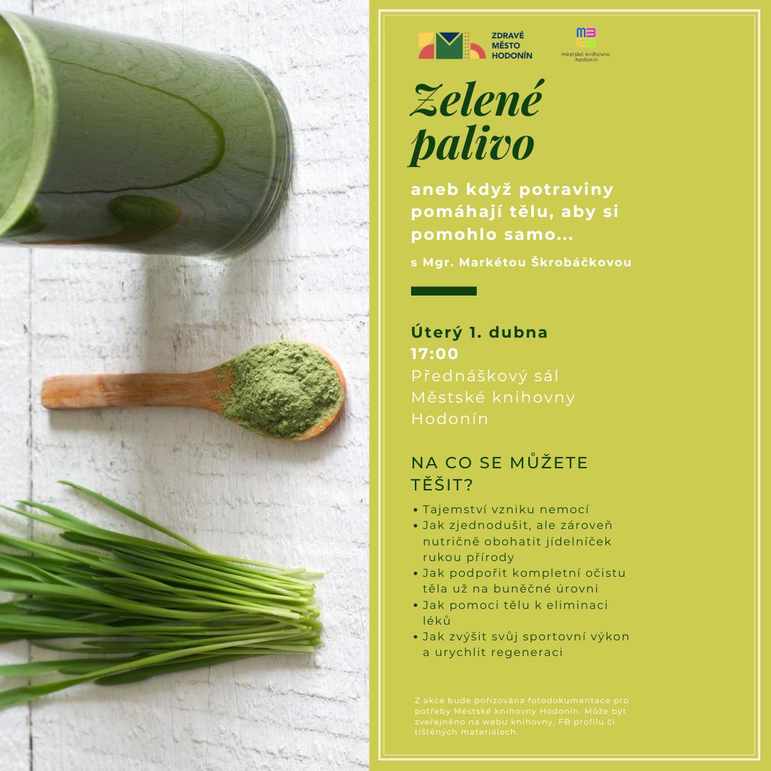 Jaké je tajemství vzniku nemocí? Jak zjednodušit, ale zároveň nutričně obohatit jídelníček rukou přírody nebo jak pomoci tělu k eliminaci léků? Na to vám odpoví Mgr. Markéta Škrobáčková, absolventka chemicko-technologické fakulty Univerzity Pardubice.